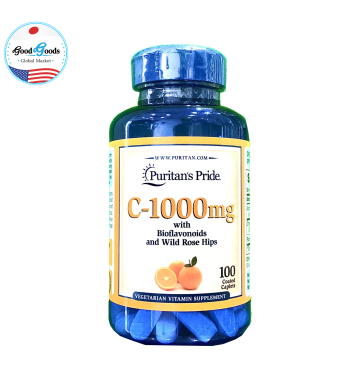 Viên Uống Bổ Sung Vitamin C Puritan's Pride C-1000mg 100 Viên - Mỹ